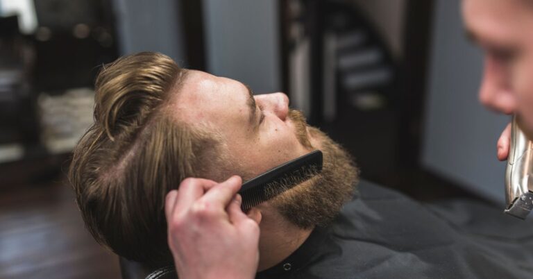 Side Parting Haircut
