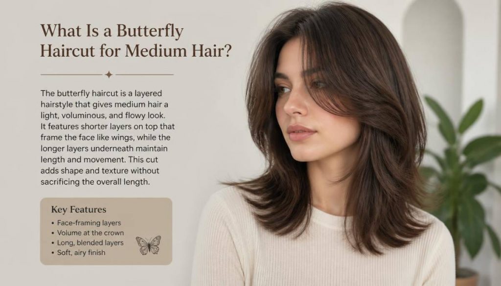 What Is a Butterfly Haircut for Medium Hair?-Butterfly Haircut for Medium Hair